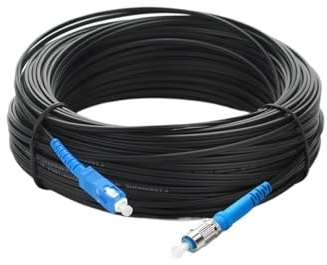 PAAWBW Cavo in fibra ottica monomodale da 100 m for interni, for reti domestiche e di telecomunicazioni - Bassa perdita di inserzione