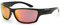 Bloc Eyewear Bail Sonnenbrille, Polierter Schwarz/Roter Spiegel, Unisex