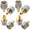 YILIANDUO SMA to UHF Connector Kit - 2 Set RF Coaxial Adapter - SMA to UHF PL259 SO239 Mount Connector - WiFi Antenna Adapter for CB Antenna and Two Way Radio Handheld Ham Radio