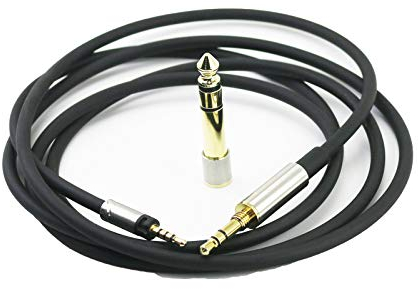 HansnBy Replacement Audio Cable Upgrade Headphone cord with Lock Connector Compatible with Sennheiser Momentum, Momentum 2.0, Momentum 3 Wireless, HD1 Headphone 1.5meters/4.9feet