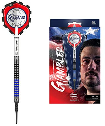 Target Darts Danny Baggish Gen 1 90% Wolfram Soft Tip Dart Set, 18G | Generation 1 Player Edition Darts mit Pixel Tips, Profi Dart Set, Elektronisches Soft Tip Dart Set