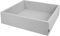 KiddyMoon Piscine À Balles pour Bébé Carré 120X30cm/Sansballes Grande Fosses À Boules Jouet Enfant, Gris Clair