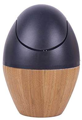 RTHGTFLJ Poubelle Salle Bain Mini Poubelle Peut Bambou (20 * 13.5 * 13.5cm) Table de Stockage de la Corbeille de Bureau de Bureau