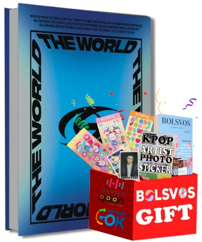 Ateez - The World EP.1 : MOVEMENT [A ver.] Album+FIRST PRESS Limited Benefits+BolsVos K-POP eBook (21p), BolsVos Sticker for Toploader, Photocards
