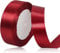 Satinbands Burgunder 25mm Breit, 23 Meters Geschenkband Schleifenband für Geschenkverpackungen, DIY-Basteleien, Blumensträuße, Nähprojekte, Schleifenherstellung, Geburtstags- und Hochzeitsdekorationen