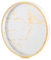 Hanobe Bandeja de café Decorativa Redonda: Bandeja Circular para Servir con patrón de mármol con Asas, bandejas de Mesa de café para Sala de Estar, Bar, Bebida, Fiesta, Cocina, hogar, Color Blanco