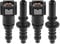 X AUTOHAUX 7.89mm SAE to 5/16 8mm Straight Car Fuel Line Hose Quick Release Connector Disconnect Hose Nylon 2 Sets