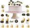 2025 Silvester Tortendeko, 24 Stück Silvester Muffin Deko, Silvester Deko Happy New Year Cupcake Toppers, Frohes Neues Jahr Kuchen Deko Cake Toppers, Neujahr Zubehör für Party Tisch Kuchen Dekoration