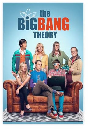 MAHWER The Big Bang Theory Poster auf Leinwand, Schlafzimmer, Dekoration, Sport, Landschaft, Büro, Raumdekoration, Geschenk, ungerahmt, 20 x 30 cm