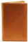 Charmoni - Porte Papier Voiture - Protection Anti RIFD - 2 Etuis Protèges Carte Grise et Permis Inclus - Porte Document Véhicule avec Rangement Assurance - Cuir Vachette (Cuir Collet Vache, Gold)