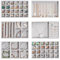 ProCase Schmucktablett Organizer mit 6 Schmuckschalen, Stapelbar Schmuck Schublade Organizer, Schmuckaufbewahrung für Ohrringe Ringe –Grau