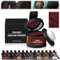 Coloración para el cabello Veinsgrain,Cobertura de raíces Veinsgrain,Sombra en polvo para la línea del cabello,Mejora la línea del cabello en polvo para mujeres y hombres (04 Castaño rojizo oscuro, 1)
