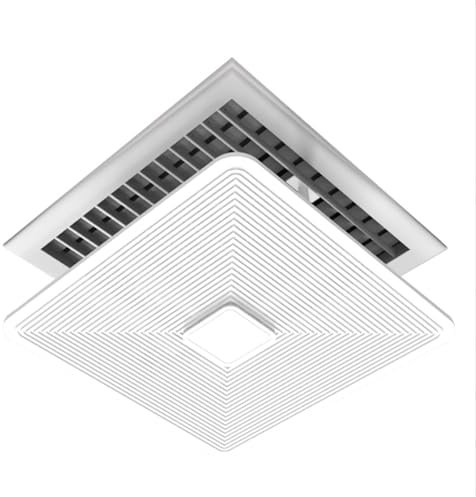 Deflectores de aire universales cuadrados for rejillas de ventilación de techo, deflectores de aire acondicionado antivuelco, instalación con soporte y guía de viento natural.(60x60 cm/24x24 in)