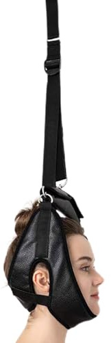 Generisch Neck Trainer Nackentrainer Nacken Trainingsgerät Kopftrainer Männer Nackengurt Für Krafttraining Neck Exerciser Builder Verstellbarer, Robuster Kopfgurt Mit Stahlkette Und Doppelten
