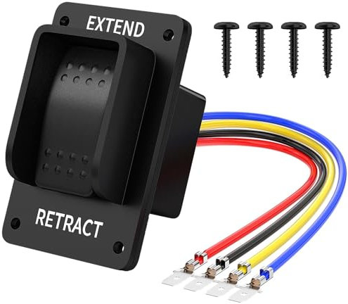 Interruptor basculante momentáneo DPDT de 12 V y 3 posiciones, interruptores automáticos marinos, interruptor de polaridad inversa, 1 unidad