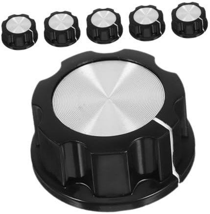 Sewroro 6pcs Plastic Stove Knobs for Cooking Replacement Parts for Air Fryer Oven Camping BBQ Timer Knobs