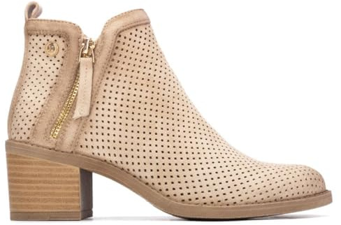 XTI - Stivaletti casual Donna Beige - Scarpe comode e versatili - Moda casual - Modello 14503502 (Misurare 40)