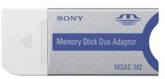 Sony MSACM2NO Memory Stick Duo Ersatzadapter in Standard Slots