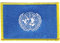 Flaggenfritze Flaggen Aufnäher UNO Fahne Patch + gratis Aufkleber