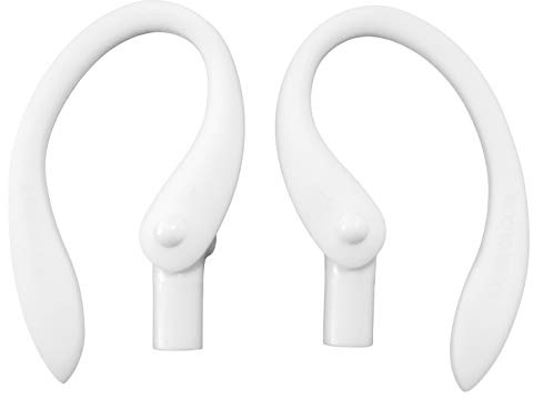 EARBUDi Flex für Apple Pods, lässt sich einfach an Ihren Apple AirPods anbringen und entfernen, Ohrbogenbiegung für eine atemberaubende Passgenauigkeit und Halt an Ihrem Ohr, Weiß