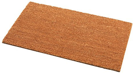 Addis Helmsley Door Mat Highly Absorbent 100% Coir with PVC Backing - 70 x 40 cm - Natural, Natural Coir