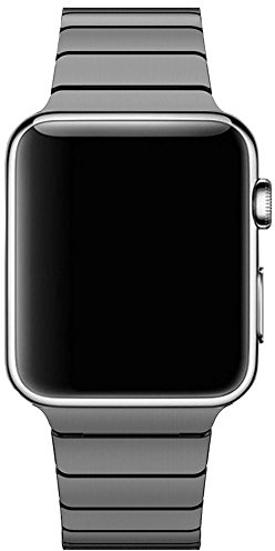CoverKingz Gliederarmband kompatibel mit Apple Watch Armband 42mm/44mm/45mm/49mm - Ersatzarmband Metall Edelstahl Band für Series Ultra 2/Ultra/10/9/8/7/6/SE/5/4/3 - Schwarz