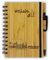 Notizbuch aus Bambus Skyline Wiesbaden