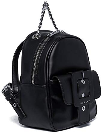 Replay Damen Fw3943.000.a0284 Rucksackhandtasche Schwarz (Black)