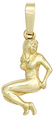 Jobo Sternzeichen-AnhängerJungfrau aus 8 Karat 333 Gold