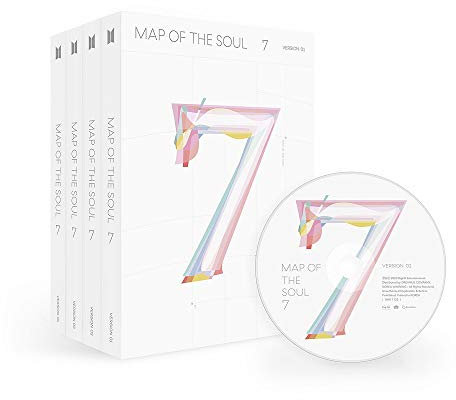 BTS 防弾少年団 - MAP of The Soul : 7 [ランダムバージョン] アルバム+折りたたみポスター+予備フォトカードセット