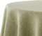 Decomira Tischdecke wasserabweisend Leinen-Optik - Fleckschutz, abwaschbar - Garten-Tischdecke Outdoor, Tischtuch Esstisch - Grün - 140 cm Rund