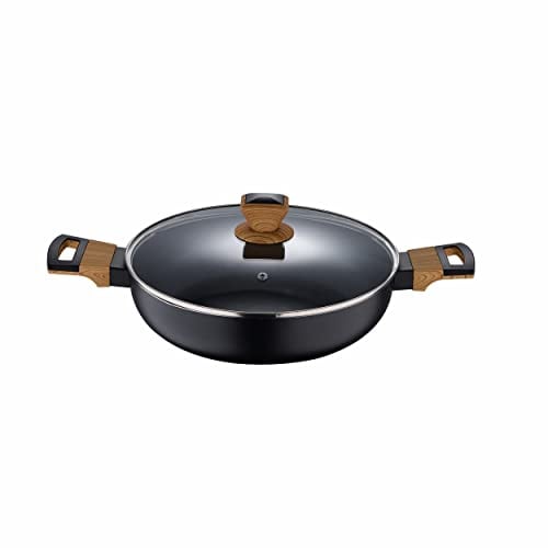 Bergner Earth Black - TARTERA 28X7.5CM ALUMINIO PRENSADO IND C/TAPA