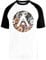 Aveda-Blume-Logo Weißes Baseball T-Shirt Kurze Ärmel Unisex White Baseball Tee