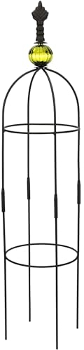 Worth Garten 104,1 cm Pflanzengitter – Pflanzenstützen für Kletterpflanzen DIY Tomatenkäfig Topfpflanzenstütze für Gemüse, Rose, Bohnen, Töpfe, Clematis – Indoor Outdoor – G623B00
