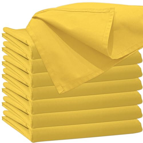 Glatte Bettlaken ohne Gummizug Bettlaken 200 x 220 cm Gelb Uni Baumwolle Einfache Klassische Hotel Bettücher ohne Spanngummi Laken Leintuch Haushaltstuch Doppelbett Singles Einzelbett