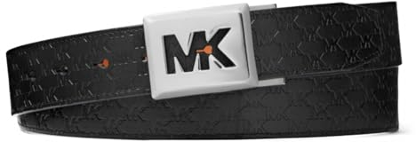 Michael Kors Wendbarer Gürtel mit Logo-Prägung, Einheitsgröße (Schwarz/Dunkelbraun), Schwarz, XS, S, M, L