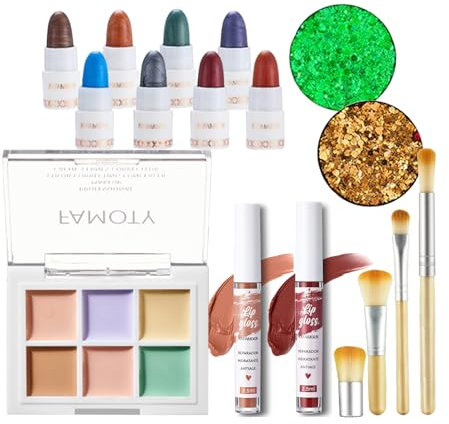FantasyDay Coffret Maquillage Femme Kit de Maquillage Complet Mallette Maquillage Fille Xmas All in one Makeup Gift Set avec Ombres Paupière Rouge Lèvre Pinceaux Correcteur Mascara Fard à Joues Poudre