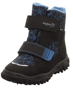 Superfit Jungen HUSKY warm gefütterte Gore-Tex Schneestiefel, SCHWARZ/BLAU 0010, 31 EU