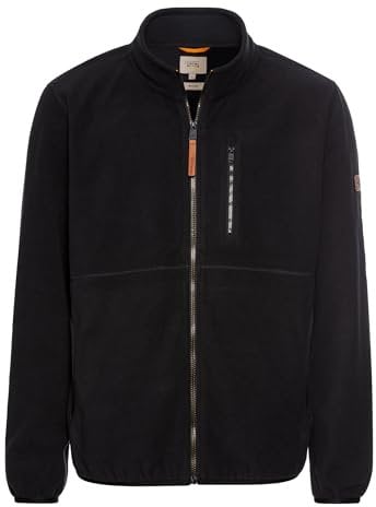 camel active Herren Fleecejacke aus recyceltem Polyester Dunkelblau, Menswear-L