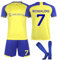 Generic Al NASSR 23/24 Fußball Trikot, Nr.7 Hause/Auswärts Fußball Trikot für Kinder Erwachsener, Fussball Trikots Shorts und Socken Anzug Jungen Herren