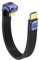 SinLoon 40Gbps USB4 Type C extension cable 240W 8K PD fast charging USB C to USB C U-shaped flat ultra-thin FPC data cable suitable for laptops and mobile phones
