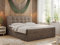 MKS MEBLE Boxspringbett 160x200 Braun Samt, Bett mit Multipocket Matratze H3 und Topper, Polsterbett 160x200 mit Bettkasten und Kopfteil, DIEGOS Braun Velvet
