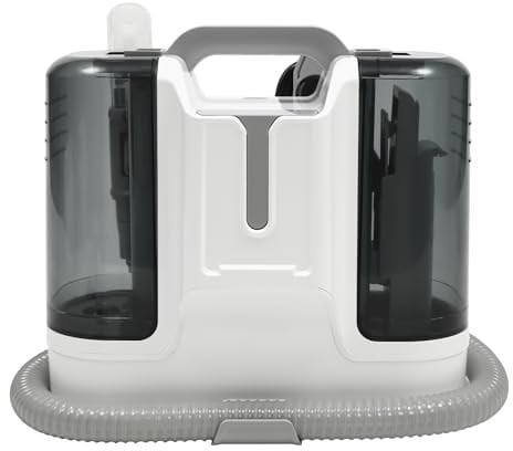 PUDLOR Teppichreiniger, 11Kpa Waschsauger Teppichreiniger+ 1800ml Reinigungsmittel Nasssauger Polster,für Teppich, Sofa, Vorleger, Polster, Treppen