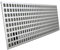 2mm Aluminium Lochblech Qg 10-15, Fenstergitter Alu-Lochblech Zuschnitte eins. Folie 950x100