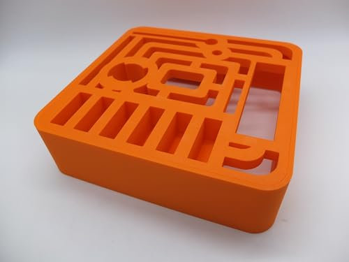 Holder Stand for Kenwood Chef Pasta Press Pasta Fresca Attachments Art Deco Style (Orange)