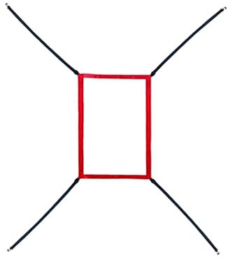 Joskeijky Baseball-Full-Strike-Zone-Ziel, Verstellbares Ziel, Baseball-Übungsziel, Full-Strike-Zone-Ziel für Softball-Baseball für das Pitcher-Training