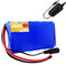 HJGHY 24V 4000mAh Wiederaufladbarer Lithium Li-Ionen-Akku 24V 4Ah 6S2P Tragbarer, Abnehmbarer Akku für Elektrofahrzeuge, Mopeds, Roller, Roboter, mit Ladegerät,Anderson,24V 4Ah
