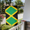 WZYWHJ Bandera de Jamaica para decoración de jardín, 30,5 x 45,7 cm, para un ambiente moderno al aire libre
