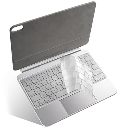IMMOENUC Keyboard Cover Protector for 11 inch Magic Keyboard (2026 2025 iPad Air M4 M3,iPad Pro M5 M4) TPU Material Compatible with iPad A16 & iPad 10 Magic Keyboard Folio (Carbon Fiber Texture)