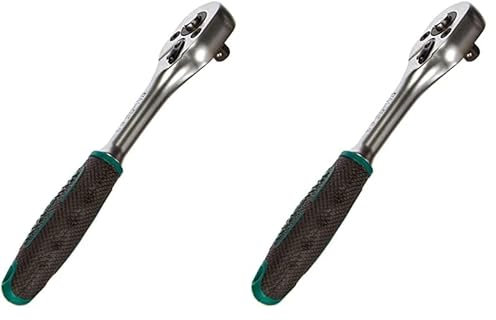 Mannesmann M98440 - Llave de carraca (tamaño: 1/4pulgadas) 1 unidad (Paquete de 2)